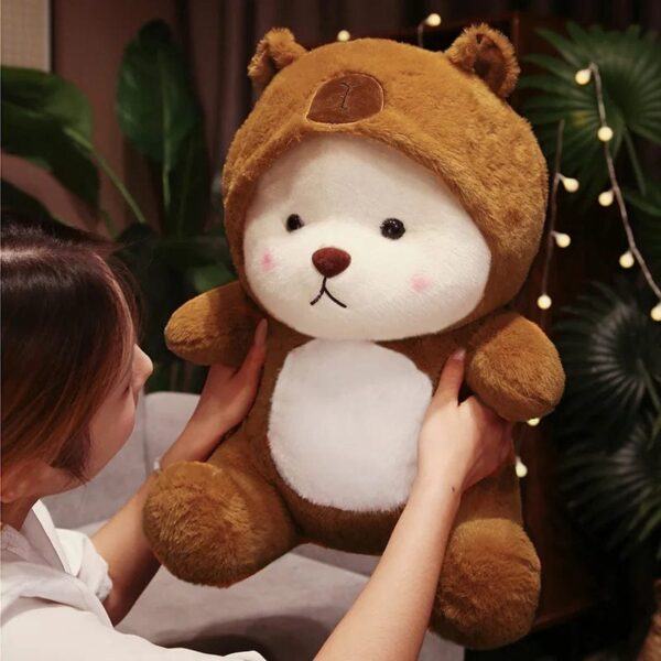 Brown Hoodie Teddy - Image 2